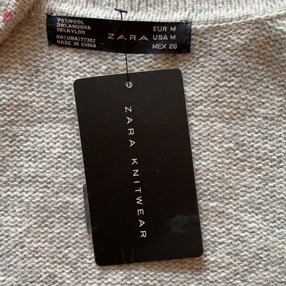 Zara Cropped Top Sz Medium - Picture 3 of 4